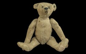 Steiff Original Antique Teddy Bear 'Teddy Boy', a very well-loved example from the early 20th