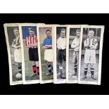 Football Interest - Vintage Large Football Cards, 14 colour and 14 black and white, depicting Walter