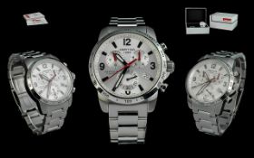 Certina 1888 Gents DS Podium Chronograph Stainless Steel Wrist Watch. Features Tachymeter multi