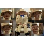 Ventriloquist's Dummy in great condition; dates to mid 20th century and has three movements; approx.