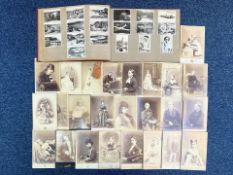 30 Carte De Visite Cards, Mostly Royalty By W & D Downey, Robert W Thrupp. Interesting Lot + An