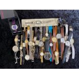 Large Collection of Fashion Wrist Watches, including Accurist, and an assortment of ladies watches