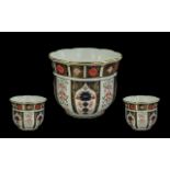 Royal Crown Derby Handpainted Single Gold Bank Old Imari Pattern Bowl, with Royal Crown Derby Box.