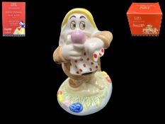 Royal Doulton Disney Showcase Sneezy - Ah Ah AAChoo!, No. 14128, in original box with