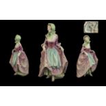 Royal Doulton Early Handpainted Figurine Circa 1930's 'Suzette' - HN1487. Designer L Harradine.