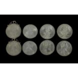 Four Marie Theresa Silver Thaler Coin - Dated 1780.