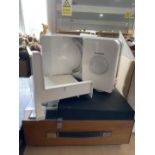 Kenmore Sewing Machine, cream finish, with accessories.