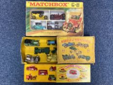 Collection of Boxed Diecast Model Cars comprising Matchbox G - 5, Lesney Models of Yesteryear G -