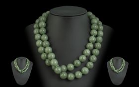 Jadeite Necklace. Please See Photo.
