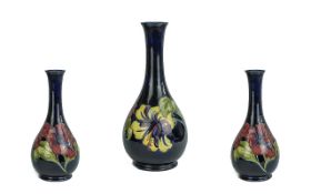 Moorcroft Tall Tubelined Bulbous Vase wi