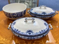 Small Collection of Blue & White Porcela