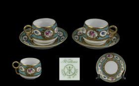 Pair of Noritake Hand Painted Small Cups