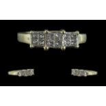 Ladies 18ct White Gold Diamond Set Conte