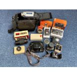 Camera Interest - Collection of Cameras & Equipment, comprising a Sony Video Camera in case,