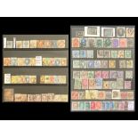 Stamps Old Time 19thC World Collection on 11 hagners A-Z mainly used with some CD,