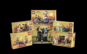 Vintage Lego Interest Consisting of 6 Sets as Follows: 6054: Forestmen's Hideout,