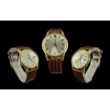 Seiko Automatic Gent's Gold on Steel Diashock 17 Jewels Mechanical Wind Wrist Watch.