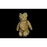 Vintage Probably Early Merrythought Teddy Bear, a very attractive golden plush teddy bear with