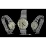 Eterna - Matic 1000 Mechanical Wind Gents Steel Wrist Watch. c.1950's. Case No 5283127.