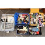 Haberdashery Interest - Large Collection of Haberdashery Items, including rolls of ribbon,