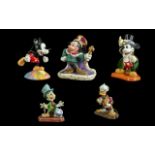 Collection of Walt Disney Classic Collection Figures, comprising Jiminy Cricket, Scrooge McDuck,