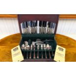 Boxed Cutlery Set by George Butler of Sheffield, in fitted wooden case.