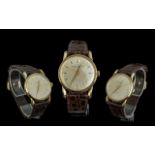 International Watch Co Gents Automatic Gold on Steel Mechanical Wind Wrist Watch. Diameter 32 mm.