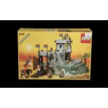 Vintage Lego Interest Set 6081: King's Mountain Fortress Box contents and instructions in excellent