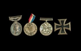 A Collection of Assorted Medals to include Queen Victoria and Empress 1897, Ward of Merit,