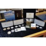 Collection of Coins, in cases, to include Royal memorabilia, The American Bison collection,