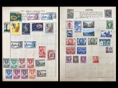 Stamps A-Z Collection - 90% King George VI 1937- 1951 Commonwealth with 200 stamps mint,