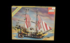 Vintage Lego Interest Set 6285: Black Seas Barracuda Box contents and instructions in excellent