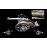 Model Long Cannon, from Battle Orders Shogun UK Ltd of Eastbourne, measures 11" long x 5" high,