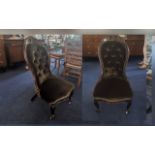 Victorian Spoonback Chair,