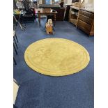 Hand Made 100% Wool Rug, Frith Hand Made in India, Lippa plain Indian Gold rug,