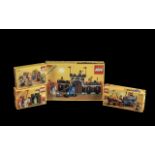 Vintage Lego Interest Consisting of 4 Sets as Follows: Set 6059: Knight's Stronghold,