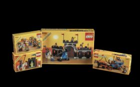 Vintage Lego Interest Consisting of 4 Sets as Follows: Set 6059: Knight's Stronghold,