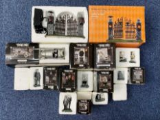 Department 56 Figures, comprising 6002949 Gomez & Morticia, 6002950 Lurch the Butler,