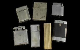 A Collection of Vintage Lighters to include Barclay, Colibri, Whitehall, Ronson (7) in total.