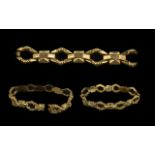 18ct Gold - Superior Quality Ladies Bracelet. Of Pleasing Design, Marked 750 - 18ct.