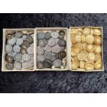 Collection of Genuine Horn Buttons, appr