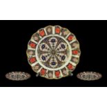 Royal Crown Derby Plate, pattern No. 1128, Imari pattern, 8.5'' diameter.