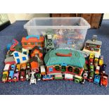 Train Set Interest - Large Box Containing a Quantity of Thomas The Tank Engine Items by Gullane