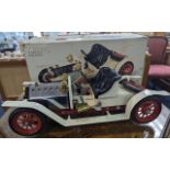 Large Mamod Steam Roadster Model in fitted wooden case, with original box. Good condition.