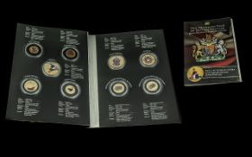 Quantity of Assorted Commemorative Coins, including Rupert Bear, Beatrix Potter, Cricket World