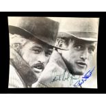 Vintage Paul Newman & Robert Redford Signed Photograph, in the 'Butch Cassidy & The Sundance Kid'
