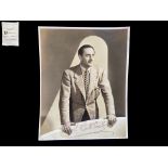 Vintage Basil Rathbone Signed Photographs, measures 9.5'' x 7.5'', comes with Certificate of