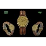 Jaeger Le Coultre Gents 9ct Gold Automatic Dress Watch. Year 1967. Serial No.1187078, model No.
