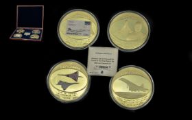 Royal Mint Concorde The Final Farewell 2003 Full Boxed Set. Boxed Set of Commemorative Concorde