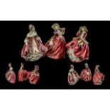 Royal Doulton Trio of Handpainted Porcelain Figures (3), comprises 1. 'Top o' the Hill' HN1834,